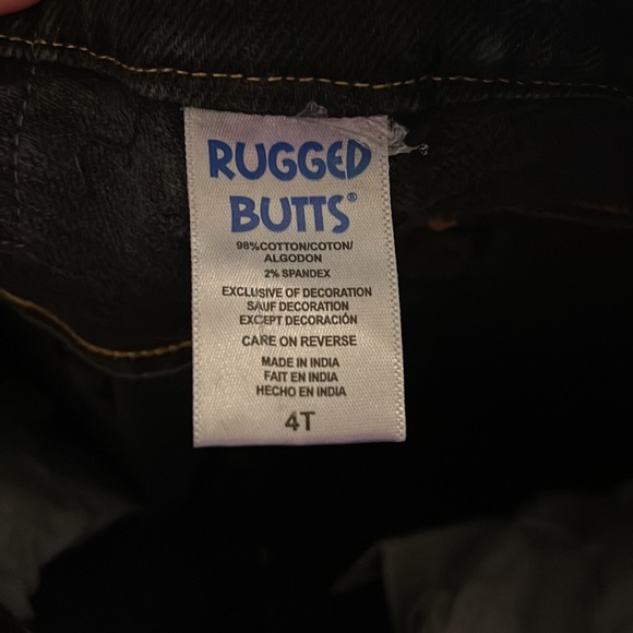 Rugged Butts Toddler Blue Jeans 4T - Picture 7 of 7